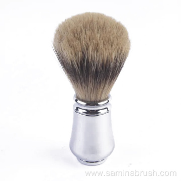 metal handle shaving brush